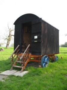 Shepherd's hut at Acton Scott Historic Working Farm © Rural Museums Network