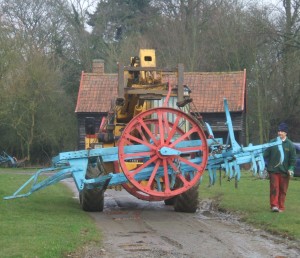 Cultivator and harrows arrive at Stowmarket © Museum of East Anglian Life