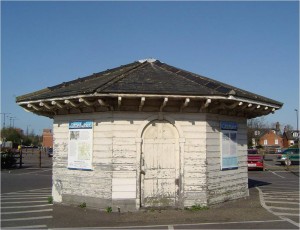 The final days of the Settling House in Bury St Edmunds old cattle market prior to dismantling © St Edmundsbury Borough Council